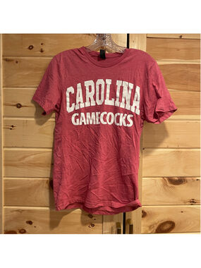 Women's Gildan Carolina Gamecocks Red White Short Sleeve Tee S